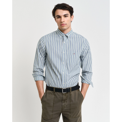 REG POPLIN STRIPE SHIRT