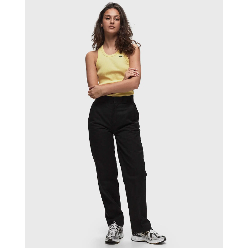 Débardeur femme Lacoste slim fit en coton biologique