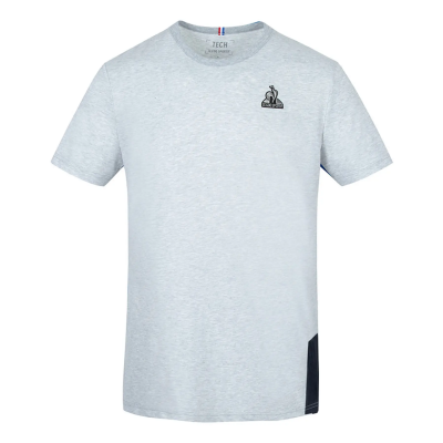 TECH Tee SS N°1 M gris chiné clair