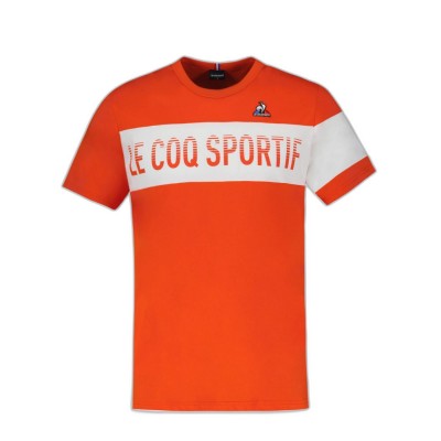 BAT Tee SS N°2 M orange/new opt.white