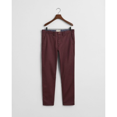 Chinos en twill coupe slim