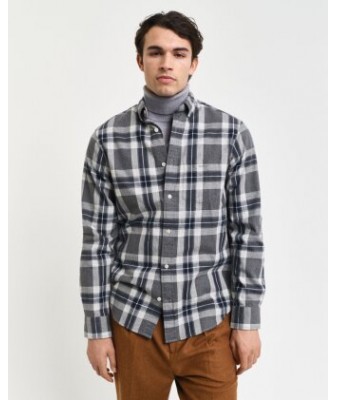 Chemise à carreaux REG Tartan en mélange
