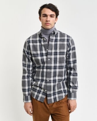 Chemise à carreaux REG Tartan en mélange
