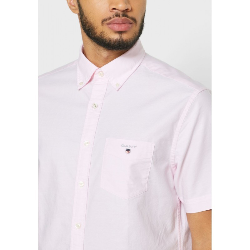 CHEMISE REGULAR FIT EN COTON OXFORD À MANCHES COURTES