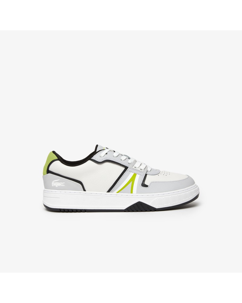 Sneakers L001 homme Lacoste en cuir tons contrastés