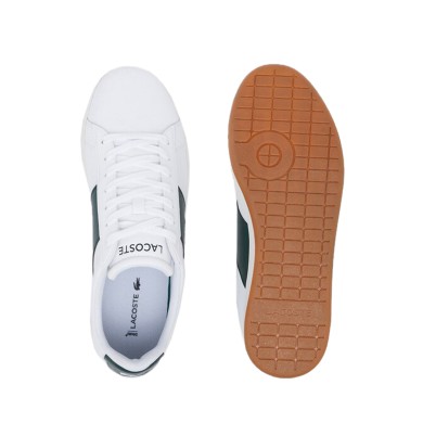 Sneakers Carnaby homme Lacoste en cuir avec détail coloré