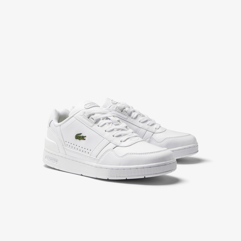 Sneakers T-Clip femme Lacoste en cuir