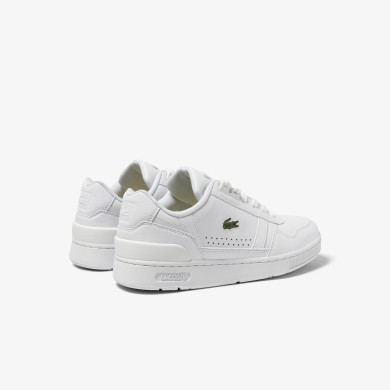 Sneakers T-Clip femme Lacoste en cuir