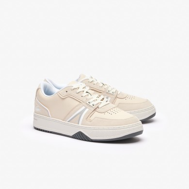 Sneakers L001 homme en cuir et cuir velours