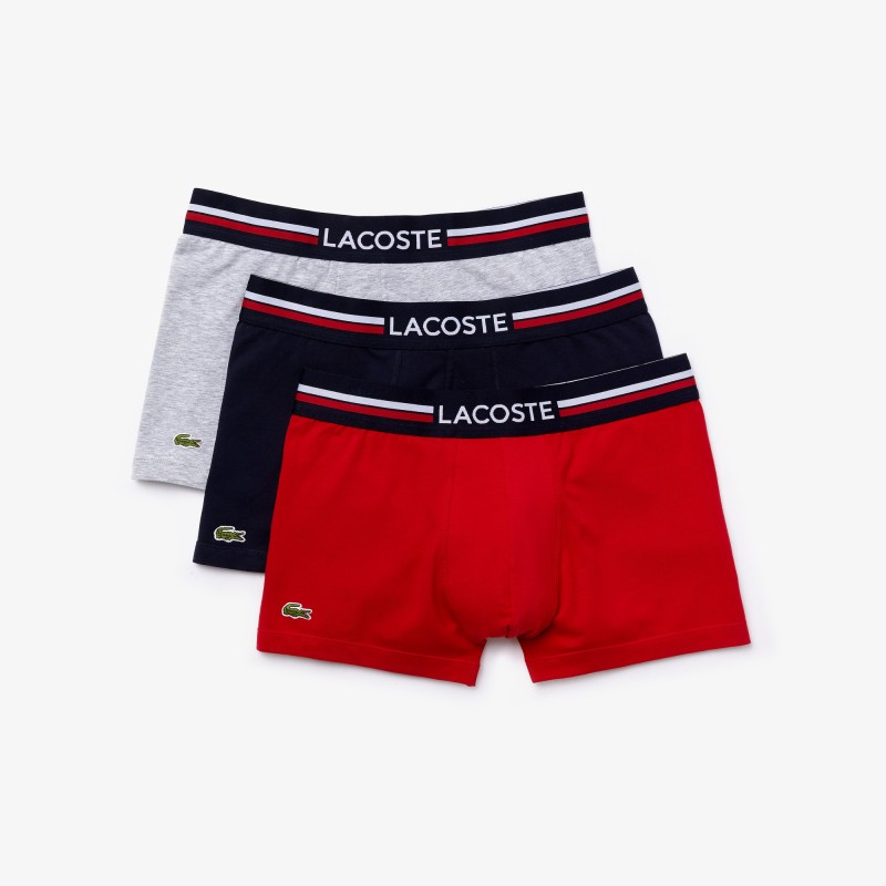 Lot De 3 boxers courts iconic ceinture tricolore