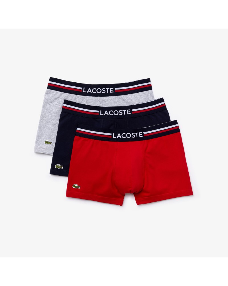 Lot De 3 boxers courts iconic ceinture tricolore