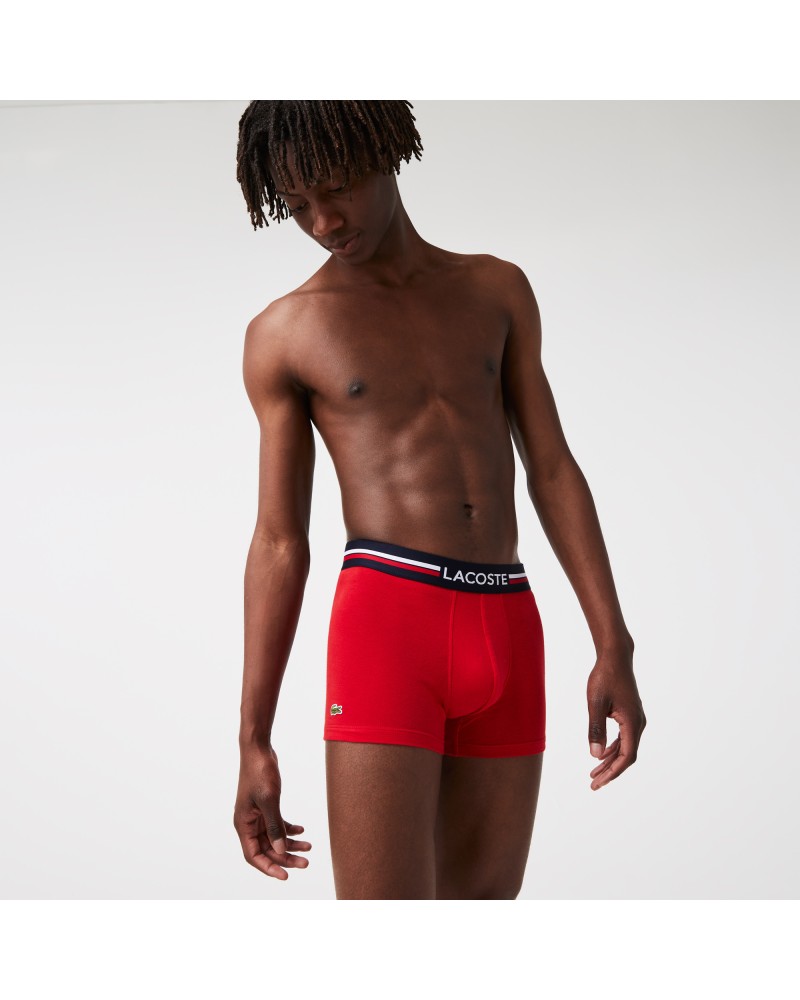 Lot De 3 boxers courts iconic ceinture tricolore