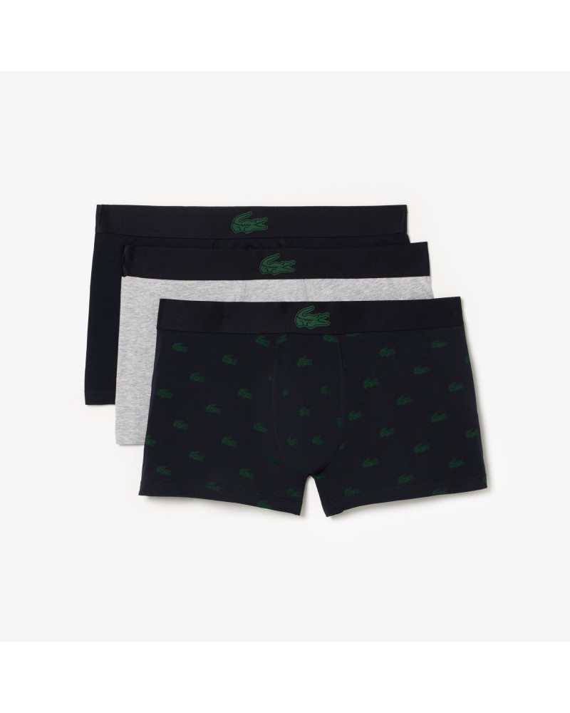 Lot de 3 boxers courts imprimé crocodile