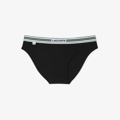 Culotte avec ceinture contrastée siglée