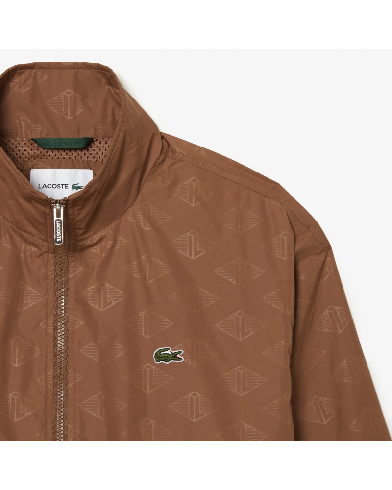 Veste de survêtement homme Lacoste imprimé monogramme