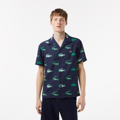 Chemise à manches courtes imprimée homme Lacoste Golf