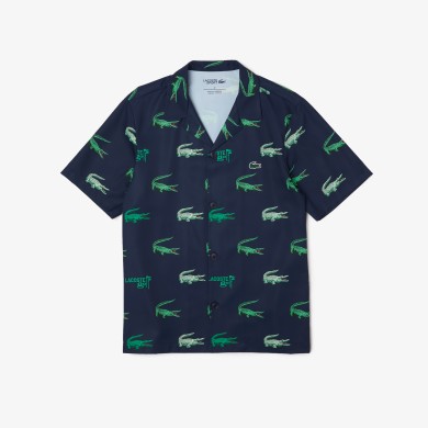 Chemise à manches courtes imprimée homme Lacoste Golf