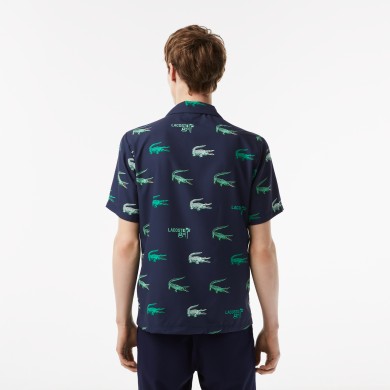 Chemise à manches courtes imprimée homme Lacoste Golf