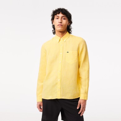 Chemise homme Lacoste en lin