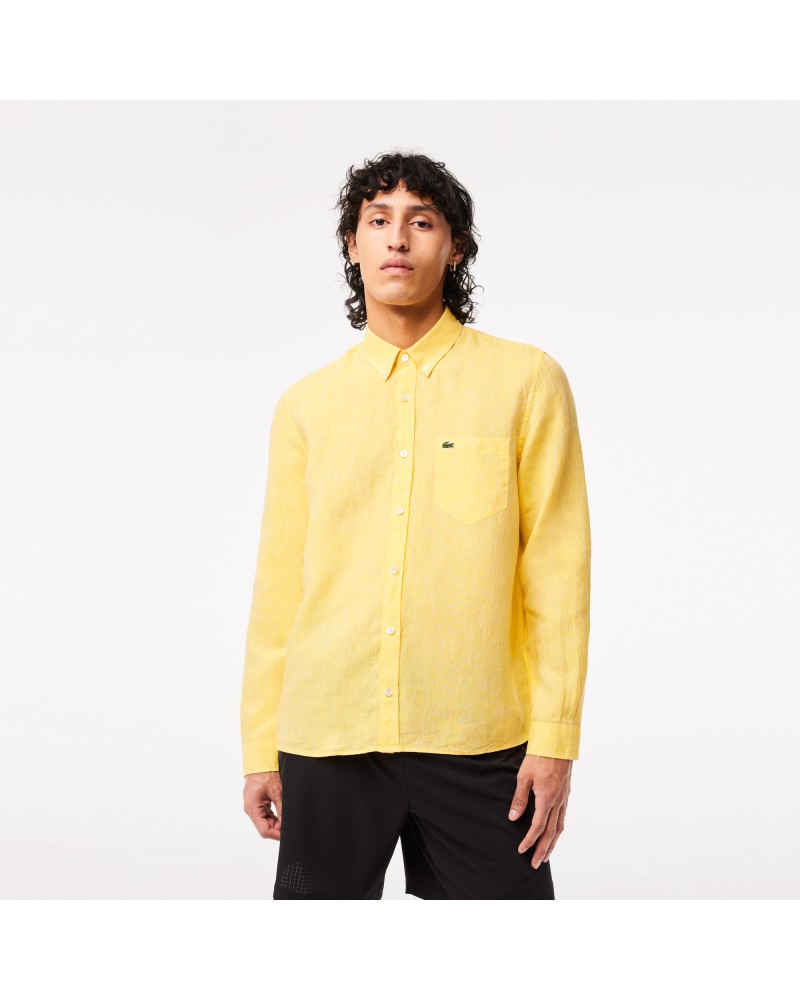 Chemise homme Lacoste en lin