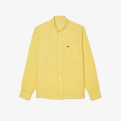 Chemise homme Lacoste en lin
