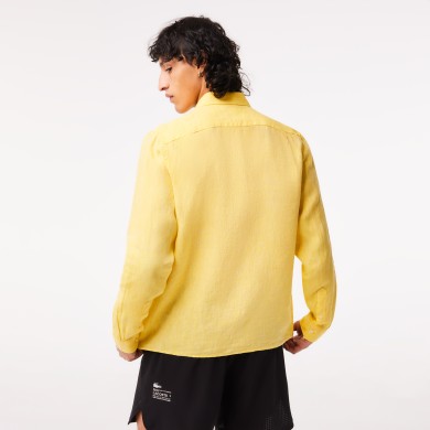 Chemise homme Lacoste en lin