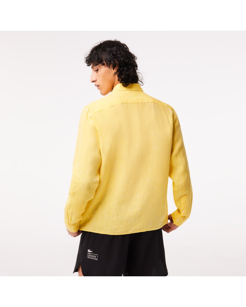 Chemise homme Lacoste en lin