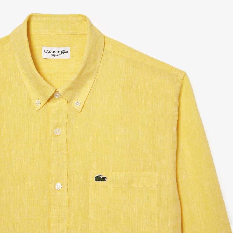 Chemise homme Lacoste en lin
