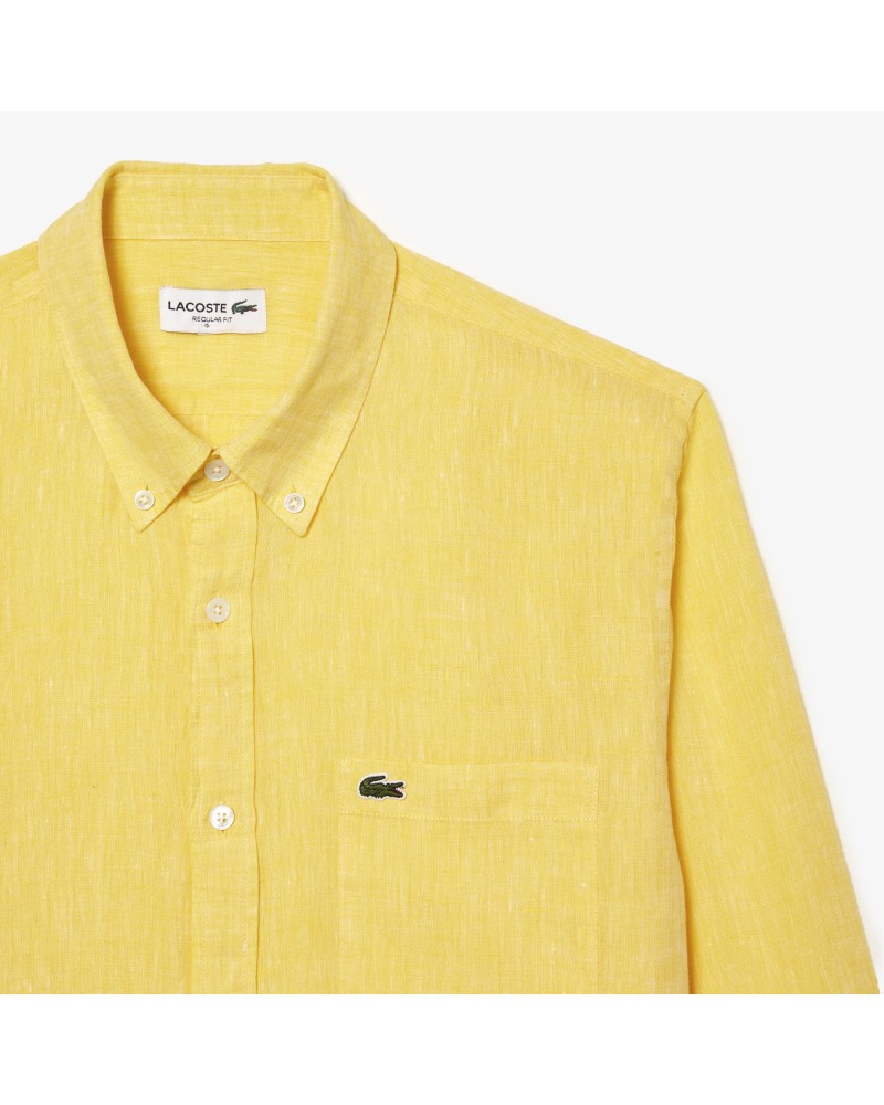 Chemise homme Lacoste en lin