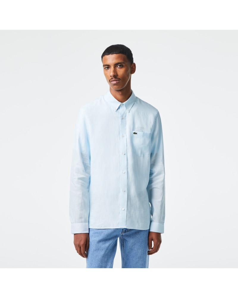 Chemise homme Lacoste en lin