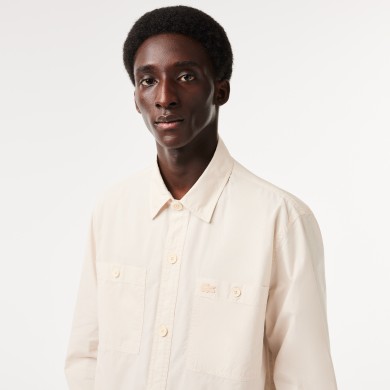 Chemise homme Lacoste en coton biologique