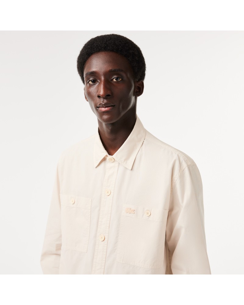 Chemise homme Lacoste en coton biologique