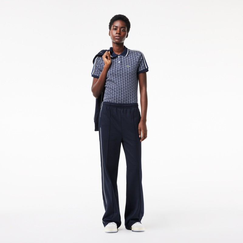 Polo slim fit jacquard monogramme Lacoste