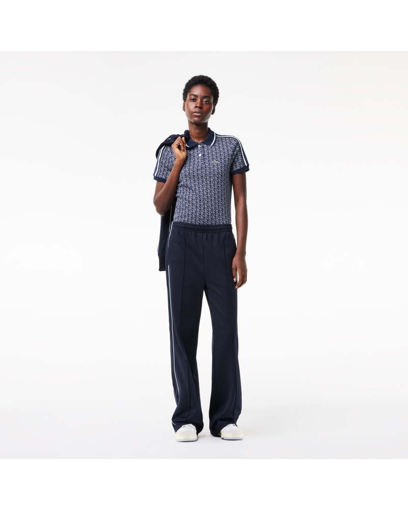 Polo slim fit jacquard monogramme Lacoste