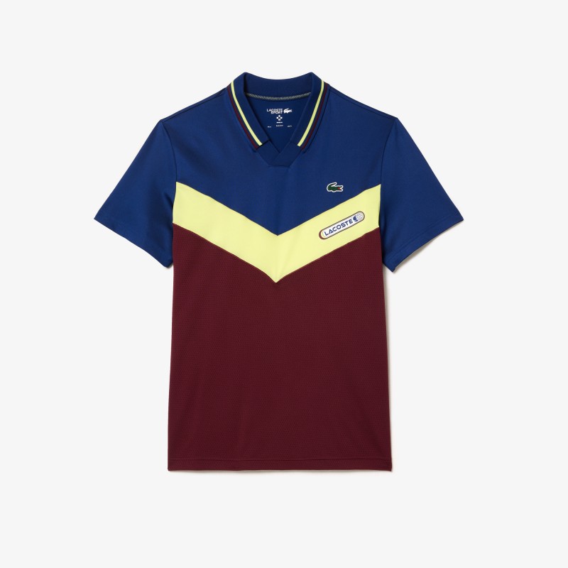 Polo Lacoste Tennis slim fit effet sans couture