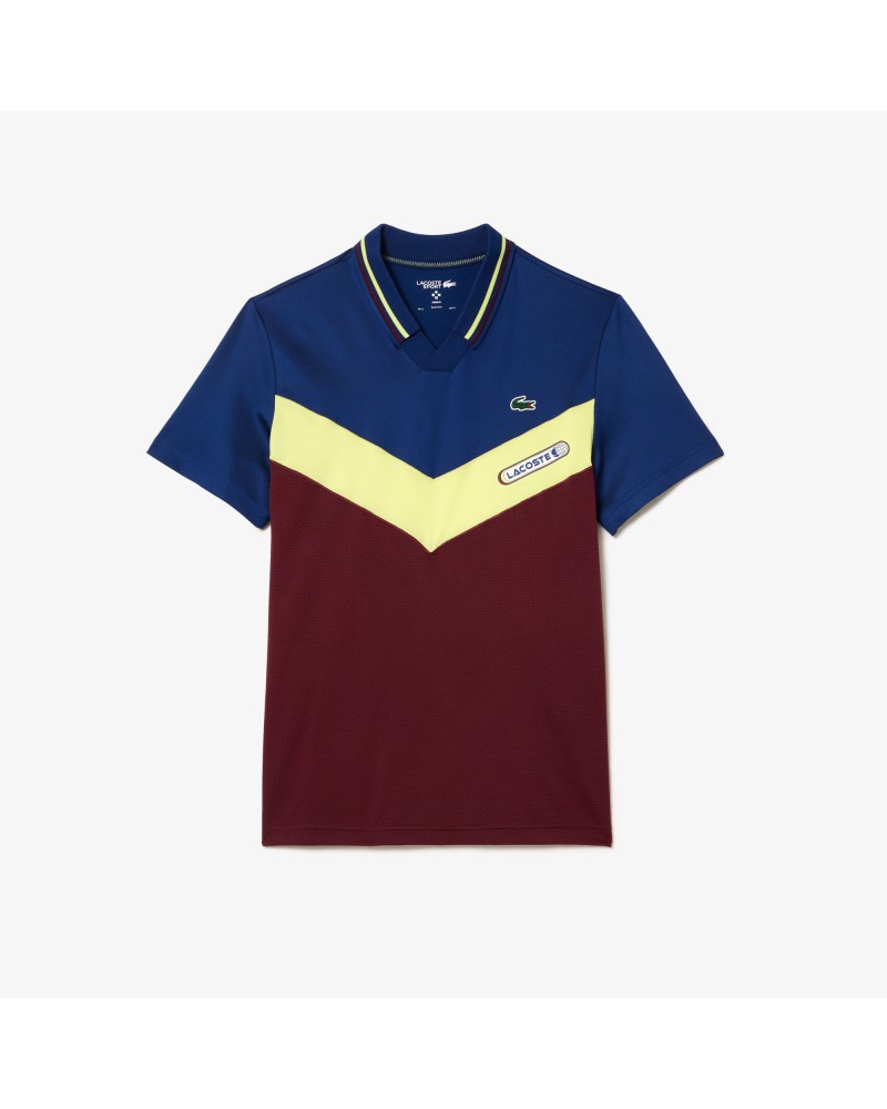 Polo Lacoste Tennis slim fit effet sans couture