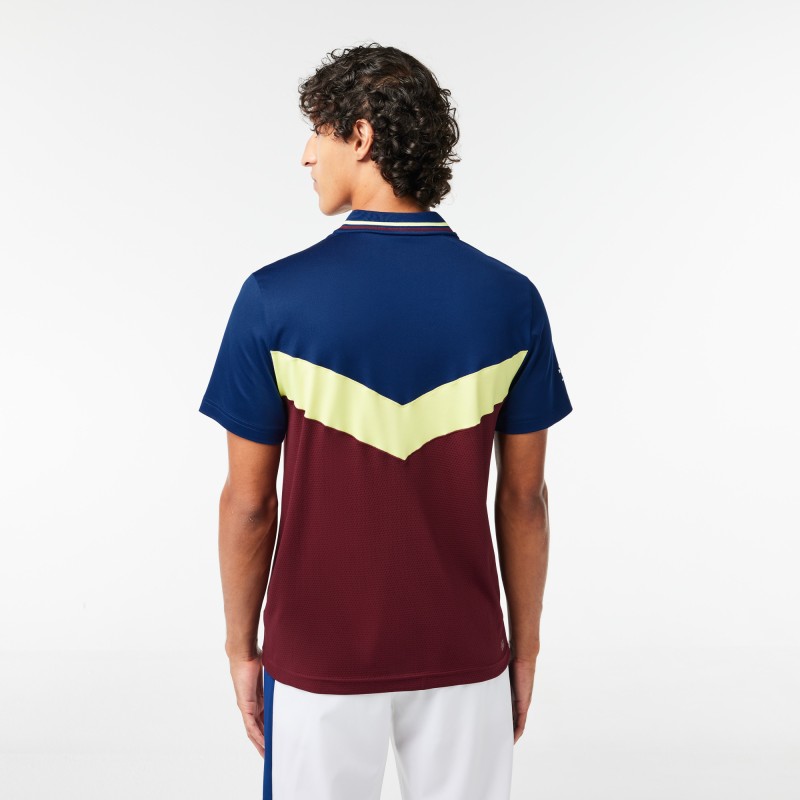 Polo Lacoste Tennis slim fit effet sans couture