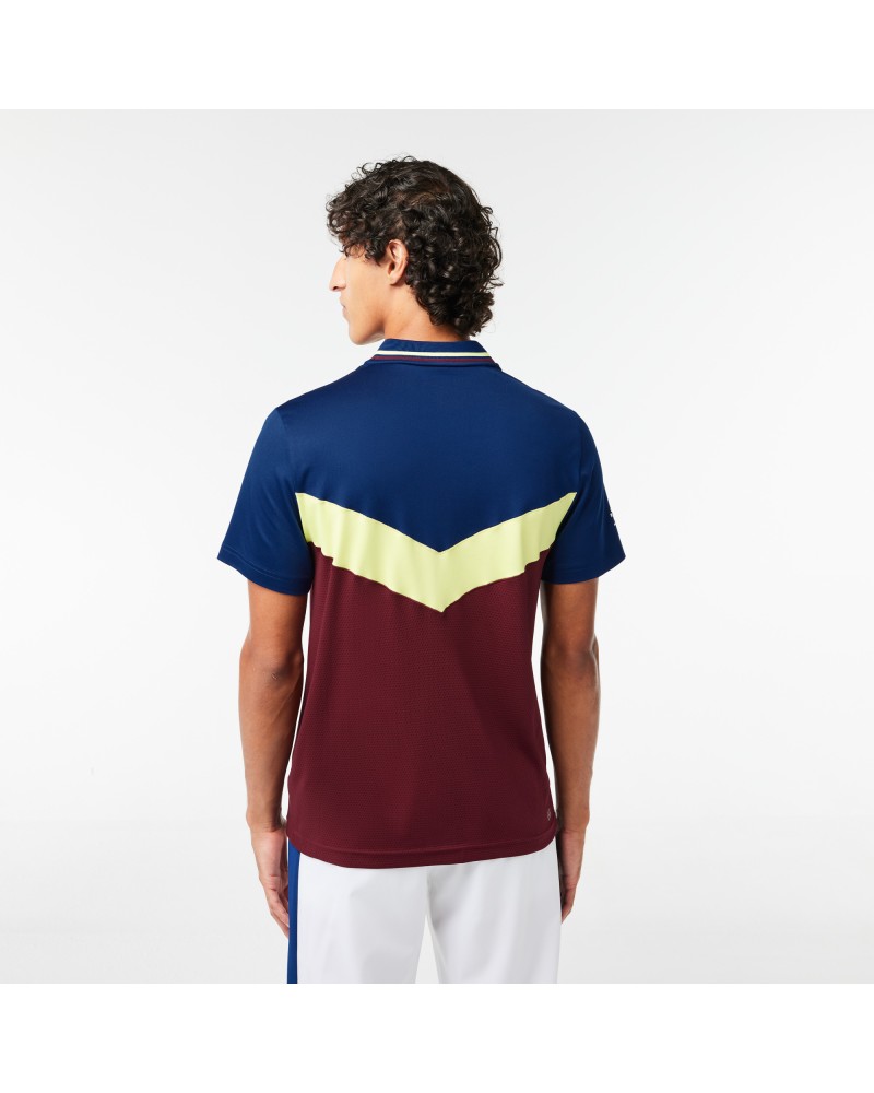 Polo Lacoste Tennis slim fit effet sans couture