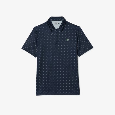 Polo imprimé homme Lacoste Golf en polyester recyclé