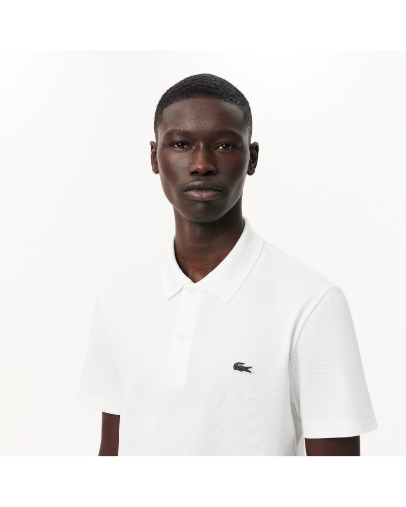 Polo regular fit en coton mélangé