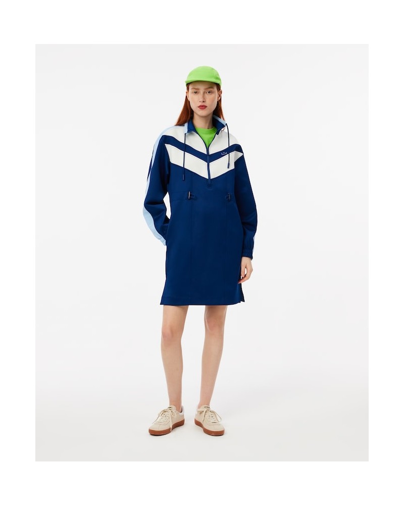 Robe sweatshirt en interlock color-block