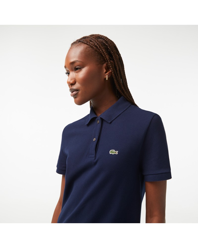 Robe polo femme Lacoste en petit piqué souple