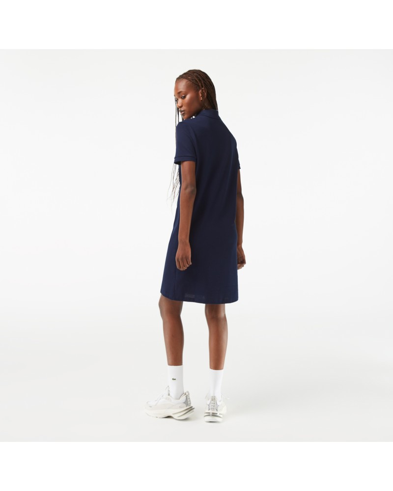 Robe polo femme Lacoste en petit piqué souple