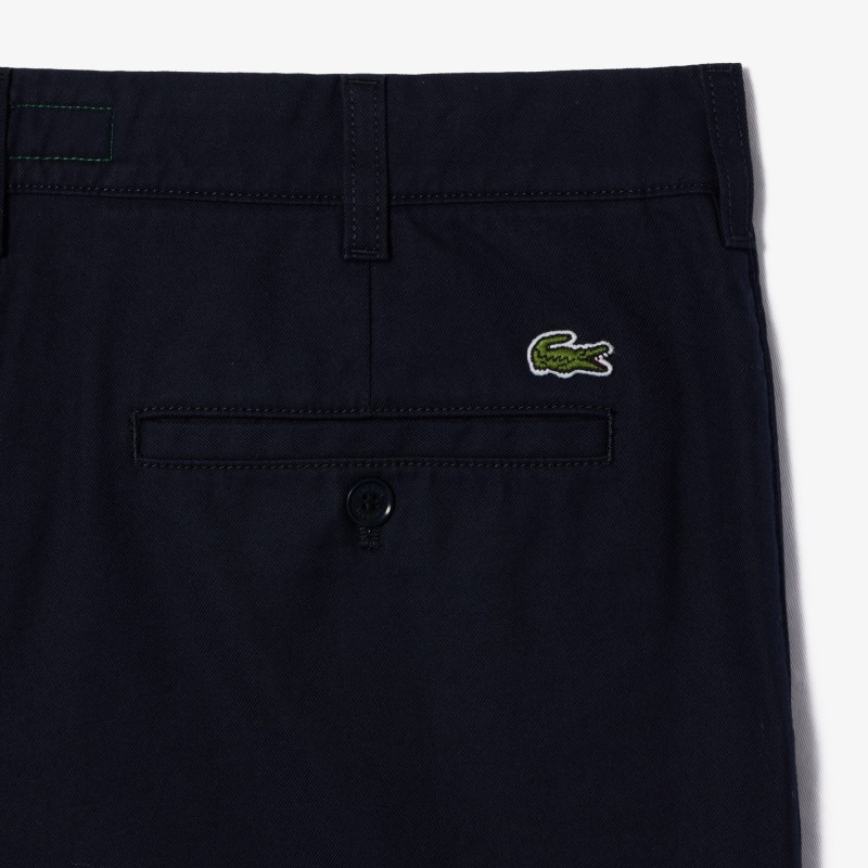 Bermuda chino en gabardine de coton