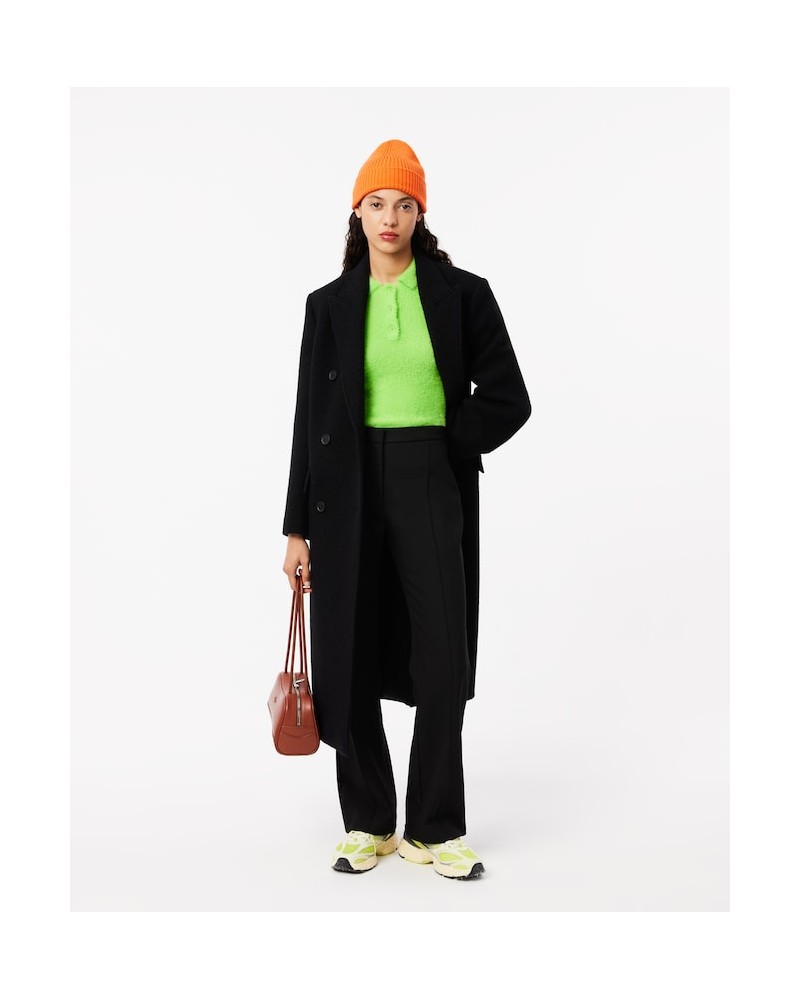 Pantalon taille haute coupe flare
