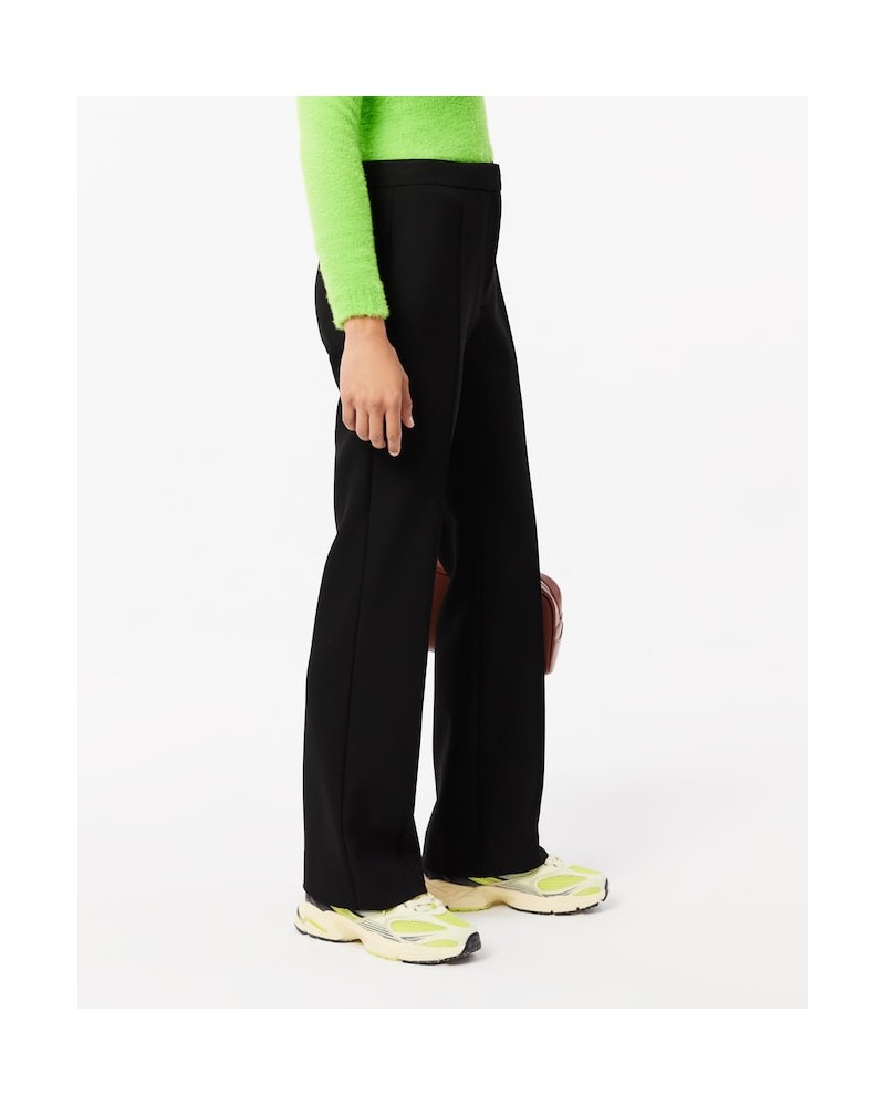 Pantalon taille haute coupe flare