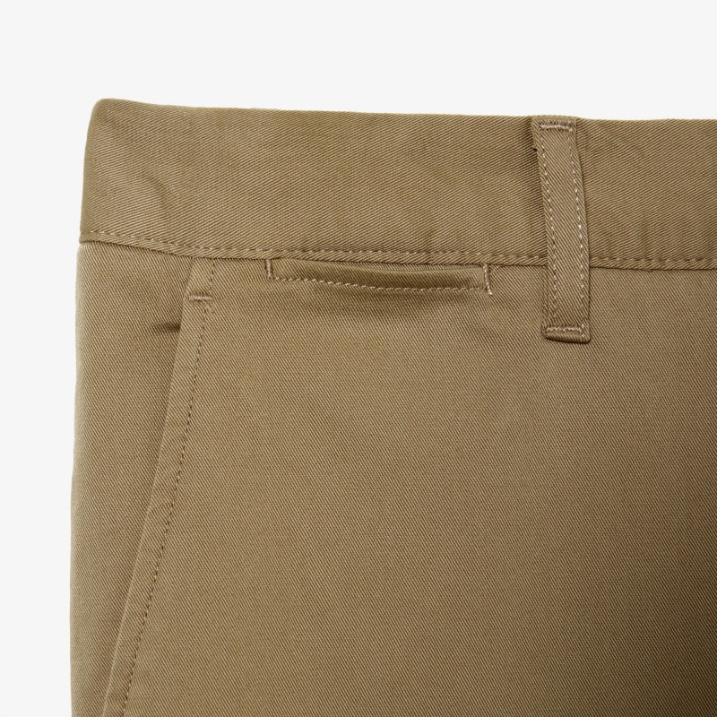 Pantalon chino slim fit en coton stretch biologique