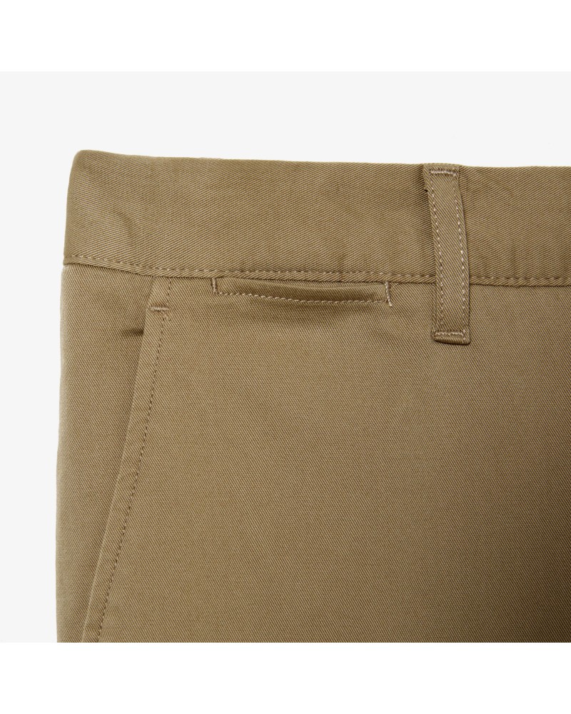 Pantalon chino slim fit en coton stretch biologique