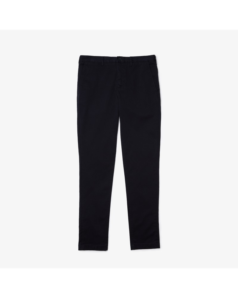 Pantalon chino slim fit en coton stretch biologique