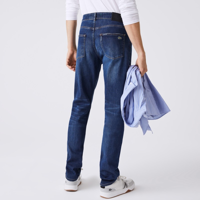 Jean slim fit en denim de coton stretch